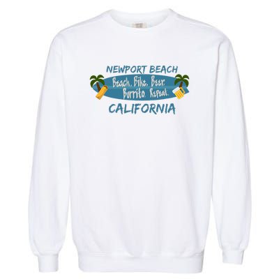 Newport Beach Orange County California Garment-Dyed Sweatshirt