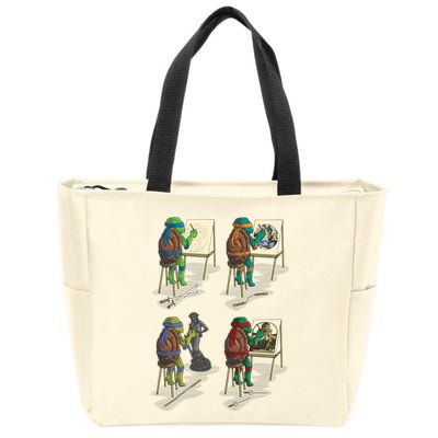 Ninja Brothers Of The Arts Zip Tote Bag