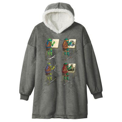 Ninja Brothers Of The Arts Hooded Wearable Blanket