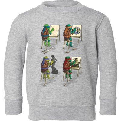 Ninja Brothers Of The Arts Toddler Sweatshirt