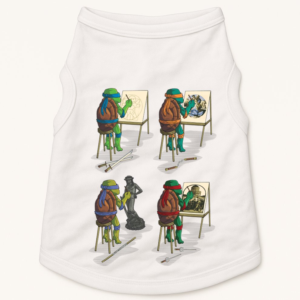 Ninja Brothers Of The Arts Doggie Tank