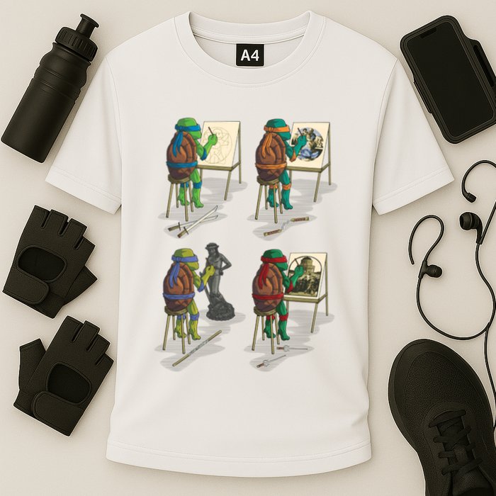 Ninja Brothers Of The Arts Cooling Performance Crew T-Shirt