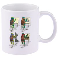 Ninja Brothers Of The Arts 11oz C Handle Ceramic Mug