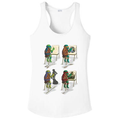 Ninja Brothers Of The Arts Ladies PosiCharge Competitor Racerback Tank