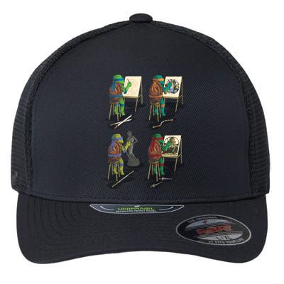 Ninja Brothers Of The Arts Flexfit Unipanel Trucker Cap