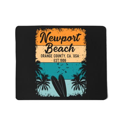 Newport Beach Orange County Oc California Gifts Souvenirs Mousepad