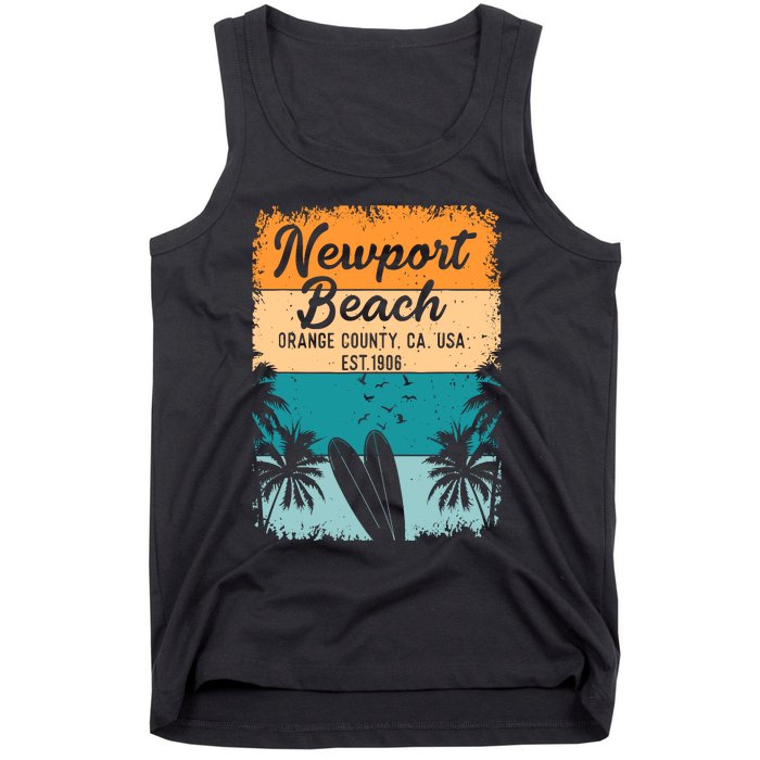 Newport Beach Orange County Oc California Gifts Souvenirs Tank Top