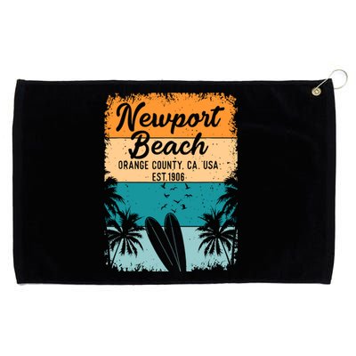 Newport Beach Orange County Oc California Gifts Souvenirs Grommeted Golf Towel