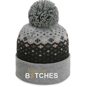 Namaste B$Tch Perfect For Yoga Empowered Selfex Pression The Baniff Cuffed Pom Beanie