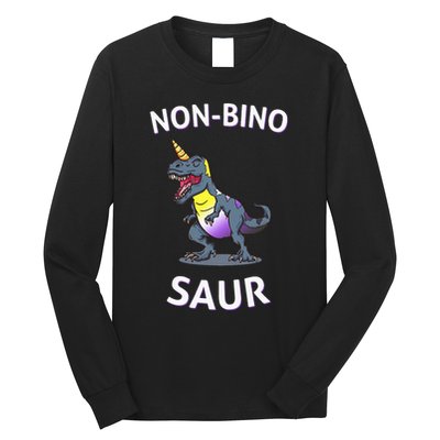 Non Binary Pride Flag Colors Non Binary Long Sleeve Shirt