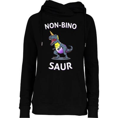 Non Binary Pride Flag Colors Non Binary Womens Funnel Neck Pullover Hood