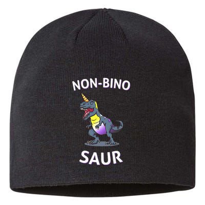 Non Binary Pride Flag Colors Non Binary Sustainable Beanie