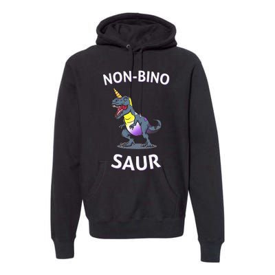 Non Binary Pride Flag Colors Non Binary Premium Hoodie