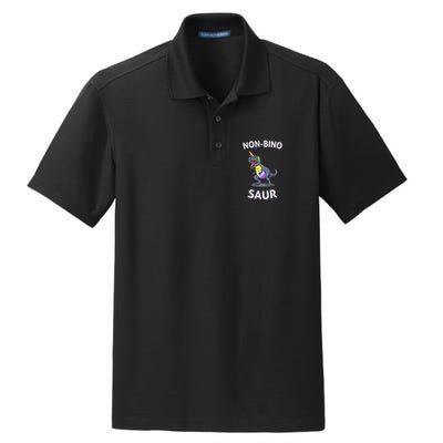 Non Binary Pride Flag Colors Non Binary Dry Zone Grid Polo