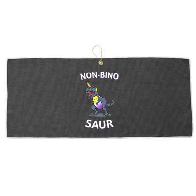 Non Binary Pride Flag Colors Non Binary Large Microfiber Waffle Golf Towel