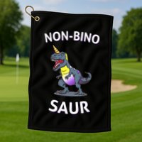 Non Binary Pride Flag Colors Non Binary Golf Towel