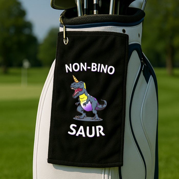 Non Binary Pride Flag Colors Non Binary Golf Towel