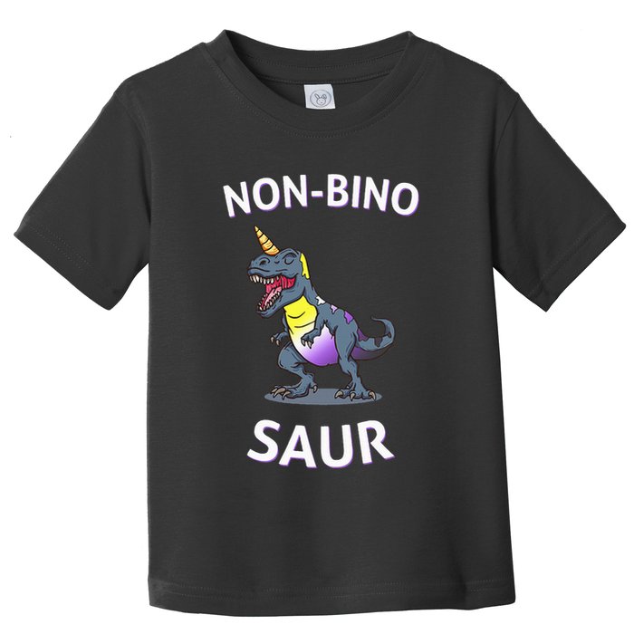 Non Binary Pride Flag Colors Non Binary Toddler T-Shirt