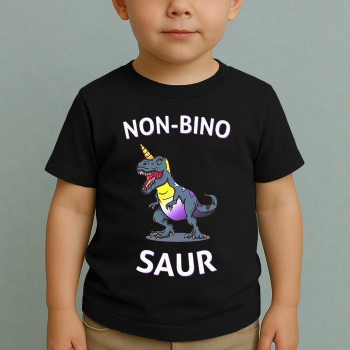 Non Binary Pride Flag Colors Non Binary Toddler T-Shirt