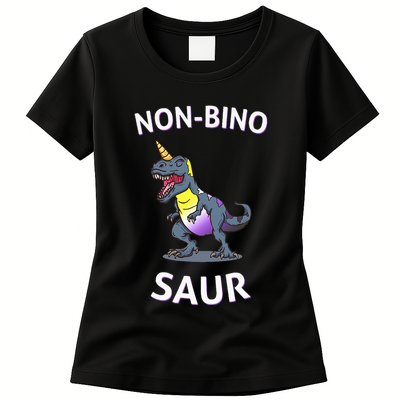 Non Binary Pride Flag Colors Non Binary Womens T-Shirt