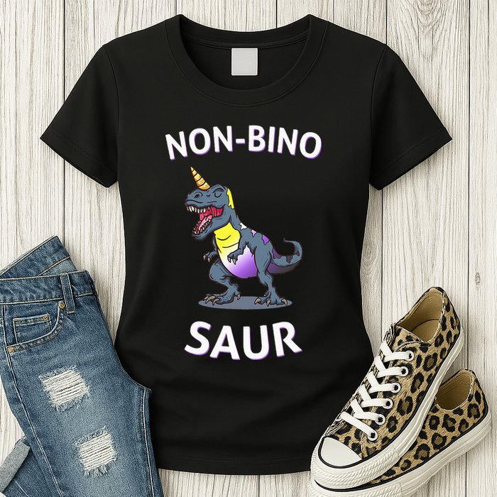 Non Binary Pride Flag Colors Non Binary Womens T-Shirt