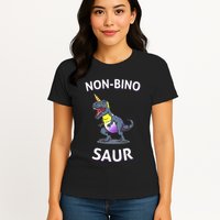 Non Binary Pride Flag Colors Non Binary Womens T-Shirt