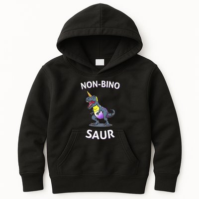 Non Binary Pride Flag Colors Non Binary Kids Hoodie
