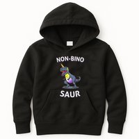 Non Binary Pride Flag Colors Non Binary Kids Hoodie