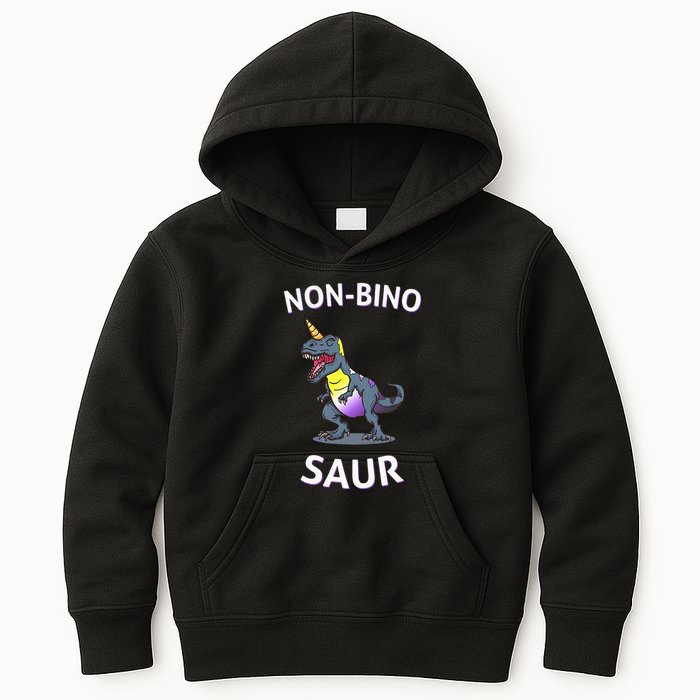 Non Binary Pride Flag Colors Non Binary Kids Hoodie