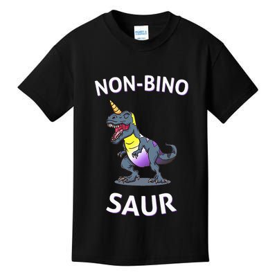 Non Binary Pride Flag Colors Non Binary Kids T-Shirt
