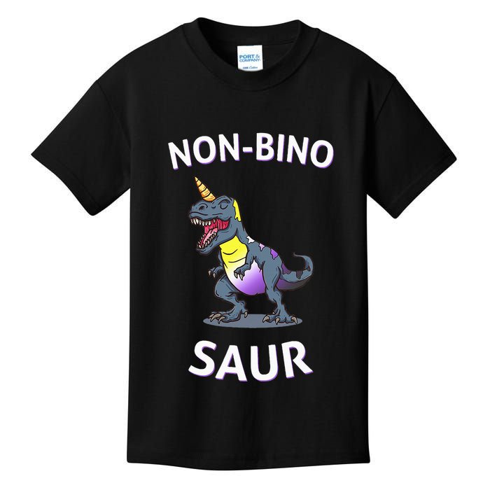 Non Binary Pride Flag Colors Non Binary Kids T-Shirt