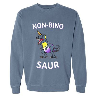 Non Binary Pride Flag Colors Non Binary Garment-Dyed Sweatshirt