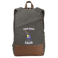 Non Binary Pride Flag Colors Non Binary Cotton Canvas Backpack