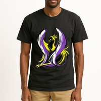 Non Binary Pride Flag Colors Support Tall T-Shirt