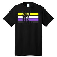 Non Binary Pride, NB More Love Less Gender, LGBTQ Nonbinary Tall T-Shirt