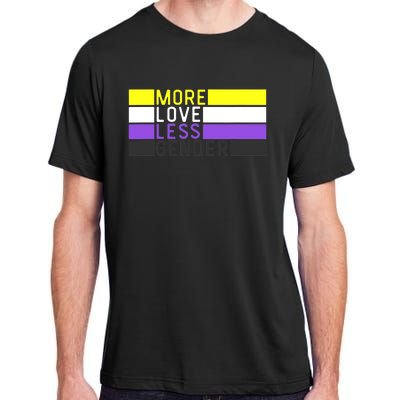 Non Binary Pride, NB More Love Less Gender, LGBTQ Nonbinary Adult ChromaSoft Performance T-Shirt