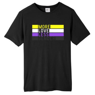 Non Binary Pride, NB More Love Less Gender, LGBTQ Nonbinary Tall Fusion ChromaSoft Performance T-Shirt