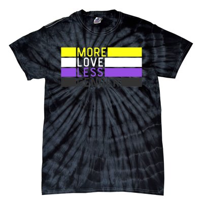 Non Binary Pride, NB More Love Less Gender, LGBTQ Nonbinary Tie-Dye T-Shirt