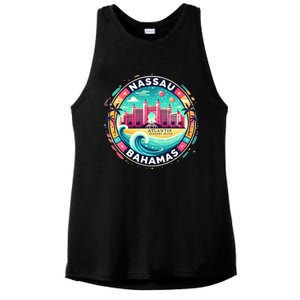 Nassau Bahamas Paradise Cruise Destination Island Ladies PosiCharge Tri-Blend Wicking Tank