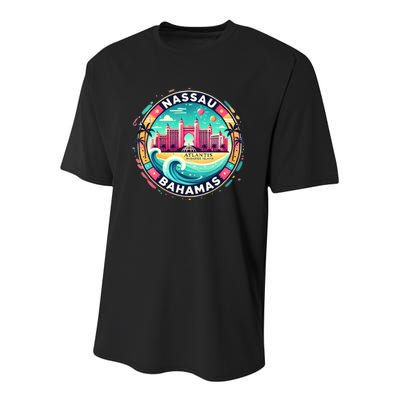 Nassau Bahamas Paradise Cruise Destination Island Youth Performance Sprint T-Shirt