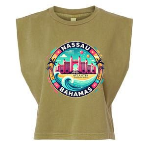 Nassau Bahamas Paradise Cruise Destination Island Garment-Dyed Women's Muscle Tee