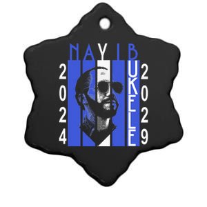 Nayib Bukele Presidente De El Salvador 2024 Ceramic Star Ornament