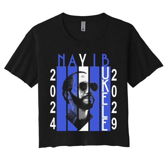 Nayib Bukele Presidente De El Salvador 2024 Crop Top