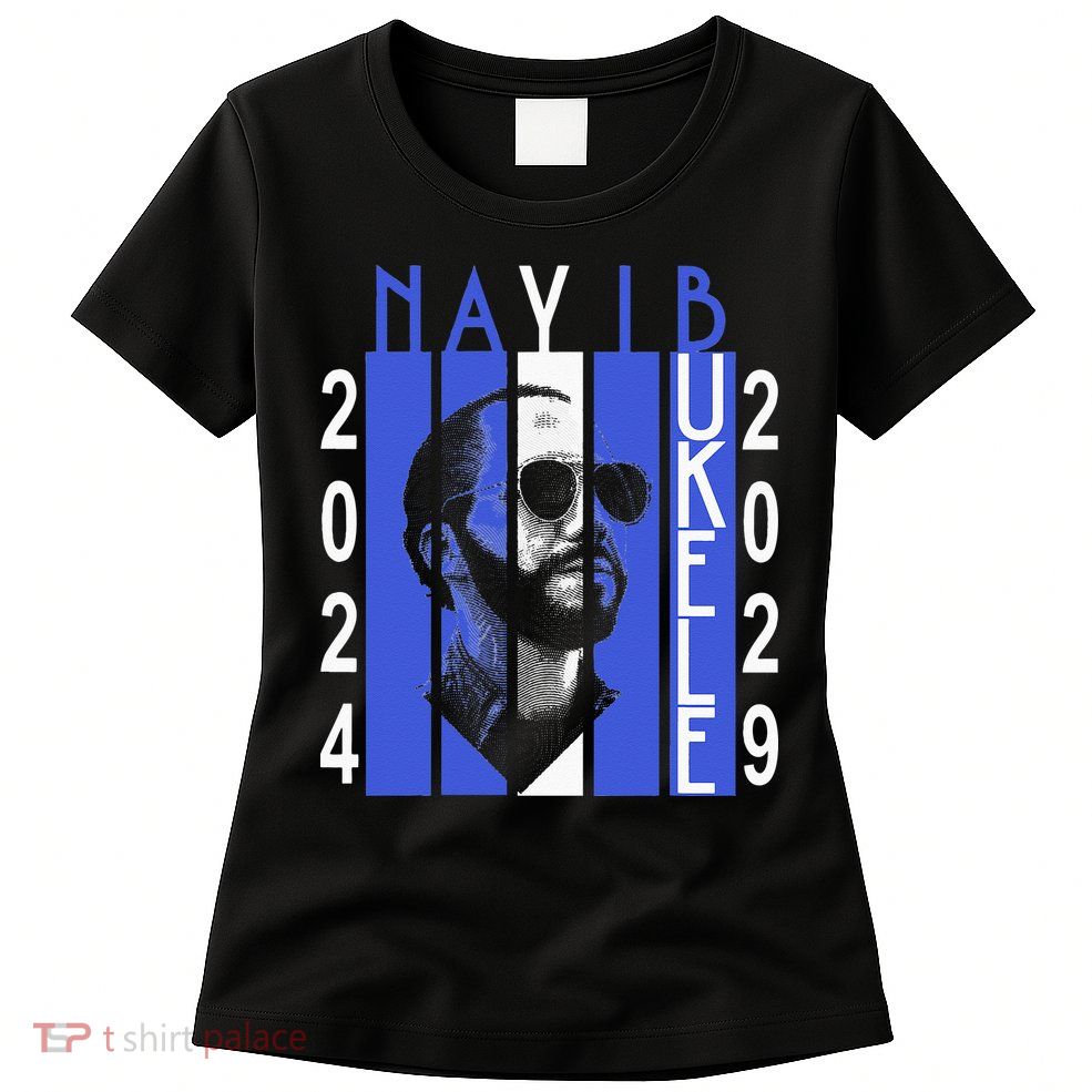 Nayib Bukele Presidente De El Salvador 2024 Womens T-Shirt