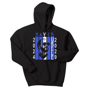 Nayib Bukele Presidente De El Salvador 2024 Kids Hoodie