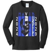 Nayib Bukele Presidente De El Salvador 2024 Kids Long Sleeve Shirt