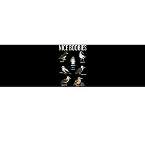 Nice Boobies Pun Adult Joke Funny Bird Lover Birdwatcher Bumper Sticker