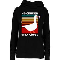 Non Binary Pride Funny No Gender Only Goose Lgbtq Enby Flag Womens Funnel Neck Pullover Hood