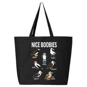 Nice Boobies Pun Adult Joke Funny Bird Lover Birdwatcher 25L Jumbo Tote