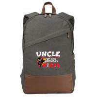 Ninja Birthday Party - Uncle of the Birthday Ninja Cotton Canvas Backpack